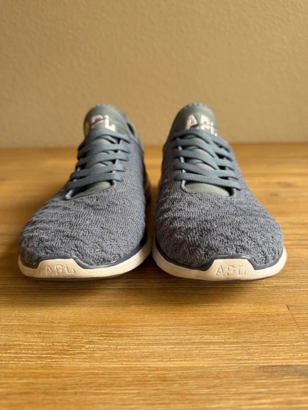 APL Women's Gray Knit Slip-On Athletic Sneakers